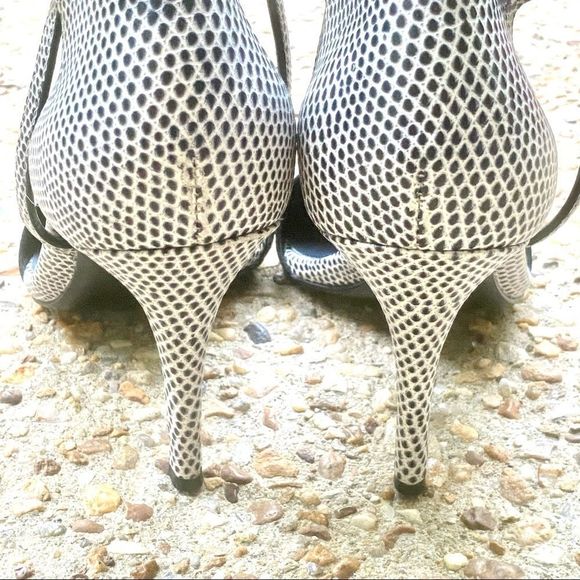 Alexander Wang Emma Lizard-Embossed Pumps 37 7 7.5 - Picture 7 of 10
